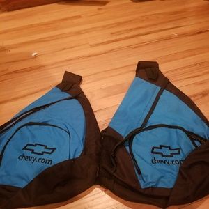 Two chevy sling back bags